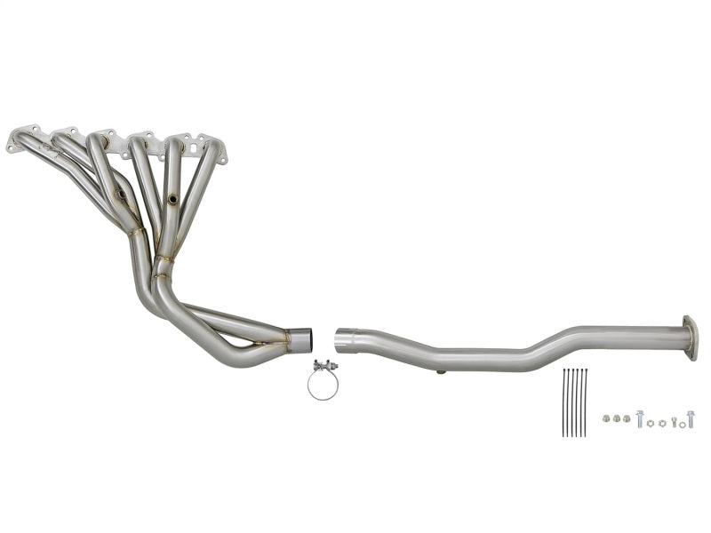 aFe Power Twisted Steel Long Tube Header & Connection Pipes 01-16 Nissan Patrol (Y61) V8-4.8L - DTX Performance