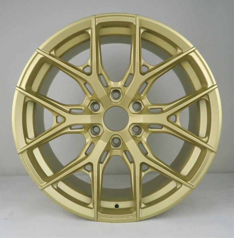 Vossen HF6-4 20x9.5 / 6x135 / ET15 / 87.1 - Satin Gold Wheel - DTX Performance