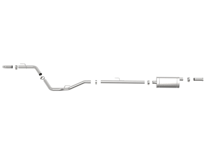 aFe Apollo GT Series 2-1/2in 409 SS Cat-Back Hi-Tuck Exhaust System 2020 Jeep Gladiator (JT) V6-3.6L - DTX Performance