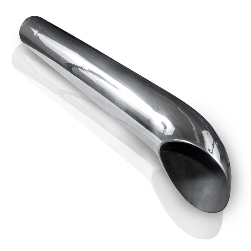 Stainless Works 2in ID INLET TURN DOWN MUFFLER - DTX Performance