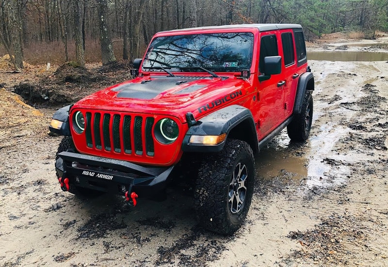 Oracle Oculus Bi-LED Projector Headlights for Jeep JL/Gladiator JT - Matte Black - 5500K - DTX Performance