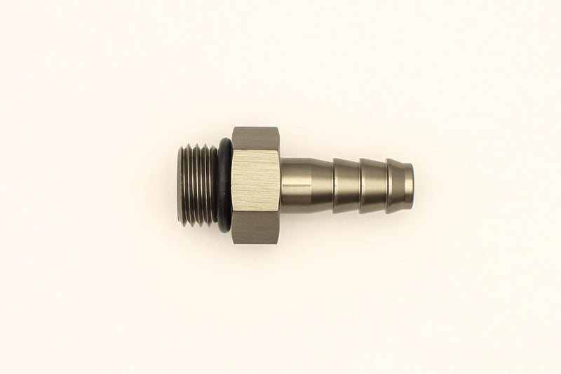 DeatschWerks 6AN ORB Male To 5/16in. Male Triple Barb Fitting (Incl. O-Ring) - DTX Performance