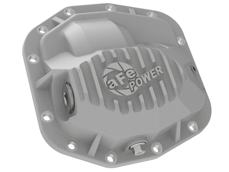 aFe Street Series Front Differential Cover Raw 2018+ Jeep Wrangler (JL) V6 3.6L (Dana M186) - DTX Performance