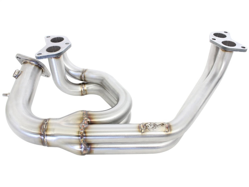 aFe Power Twisted Steel Long Tube Header 02-19 Subaru Impreza WRX/STI/Legacy (Unequal Length) - DTX Performance