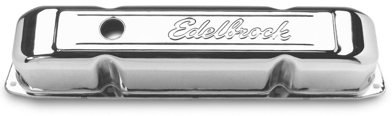 Edelbrock Valve Cover Signature Series Chrysler 1958-1979 361-440 V8 Chrome - DTX Performance