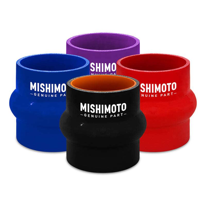 Mishimoto 2.5in Black Hump Hose Coupler - DTX Performance