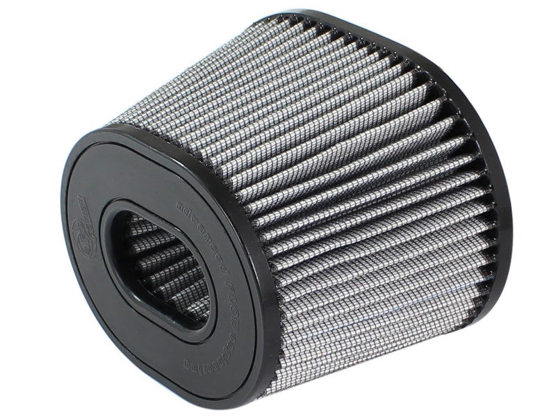 aFe MagnumFLOW Pro DRY S Intake Replacement Filter 3.5in F 9x6.5in B 6.75x5.5in T 5.375in H - DTX Performance