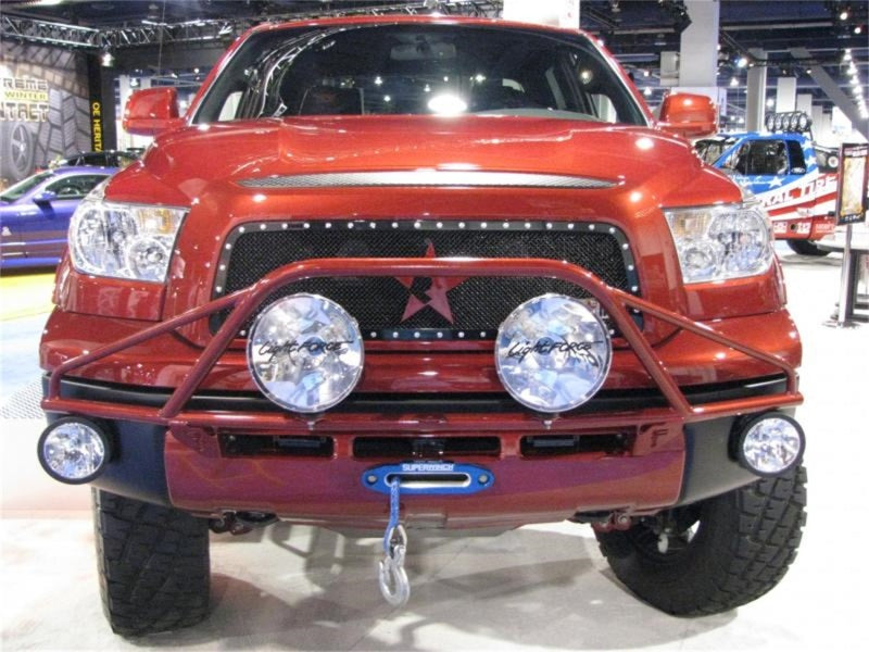 N-Fab Pre-Runner Light Bar 07-13 Toyota Tundra - Gloss Black - DTX Performance