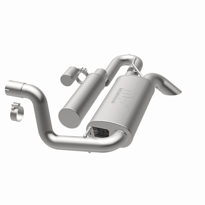 MagnaFlow 18-23 Jeep Wrangler JL 2.0L/3.6L Overland Series Axle-Back Exhaust - DTX Performance