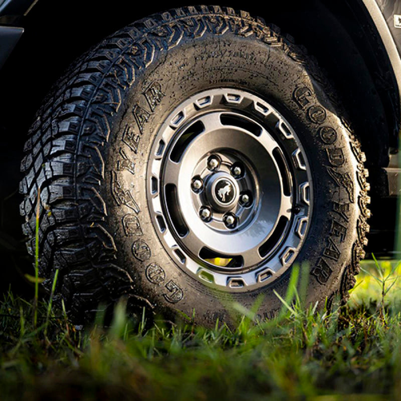 Ford Racing 21-23 Bronco Everglades Wheel Kit - Carbonized Gray - DTX Performance