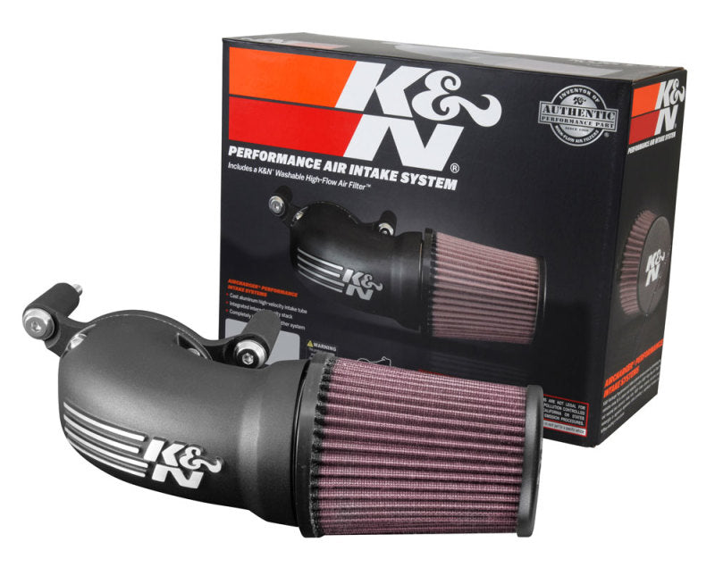 K&N 08-17 Harley Davidson Touring Models Performance Air Intake System - DTX Performance