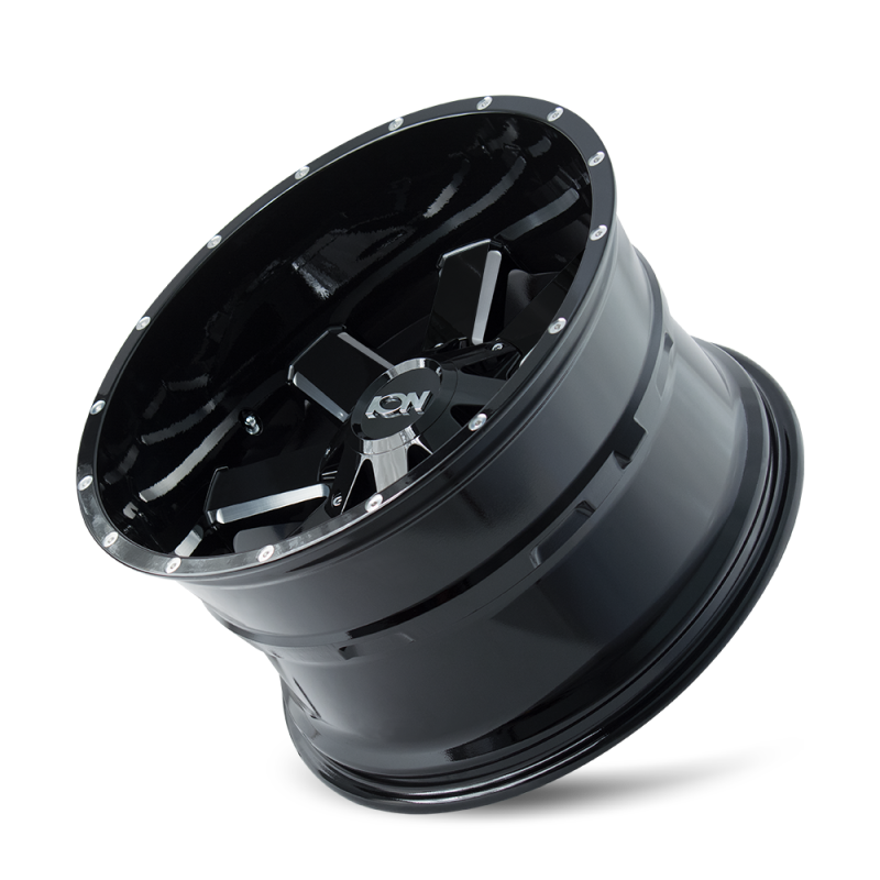 ION Type 141 20x9 / 6x120 BP / 18mm Offset / 78.1mm Hub Gloss Black Milled Wheel - DTX Performance