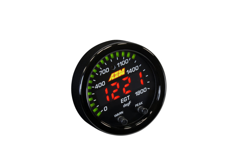 AEM X-Series EGT 0-1800F Gauge - DTX Performance