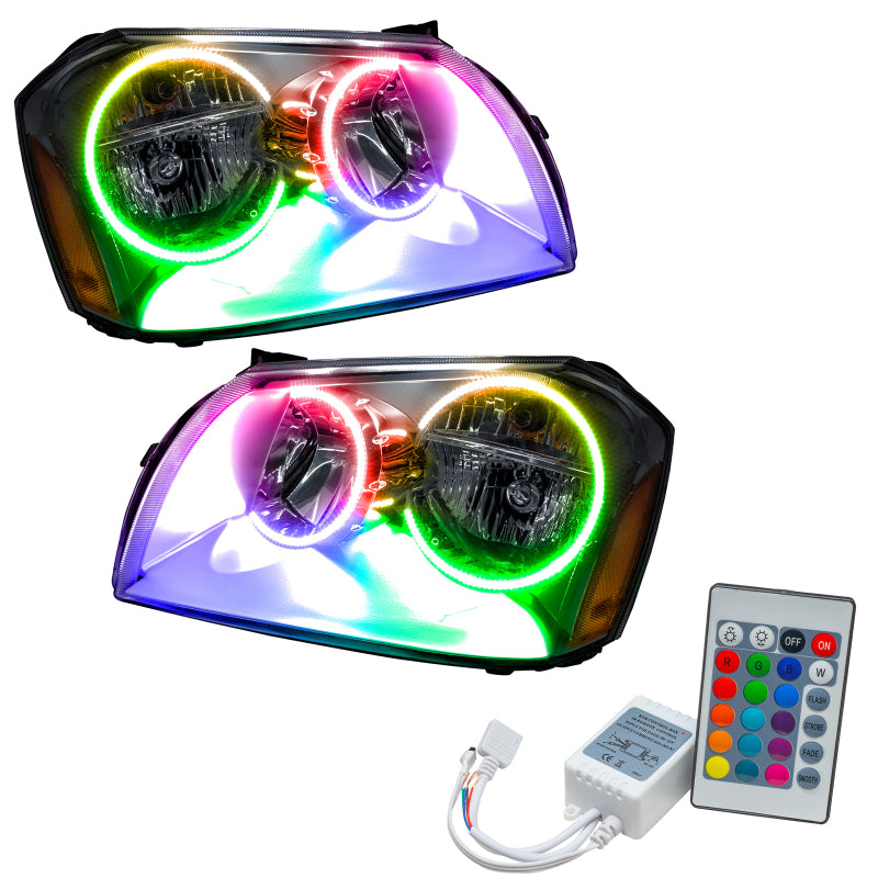 Oracle 05-07 Dodge Magnum SMD HL - Chrome - ColorSHIFT w/ Simple Controller - DTX Performance