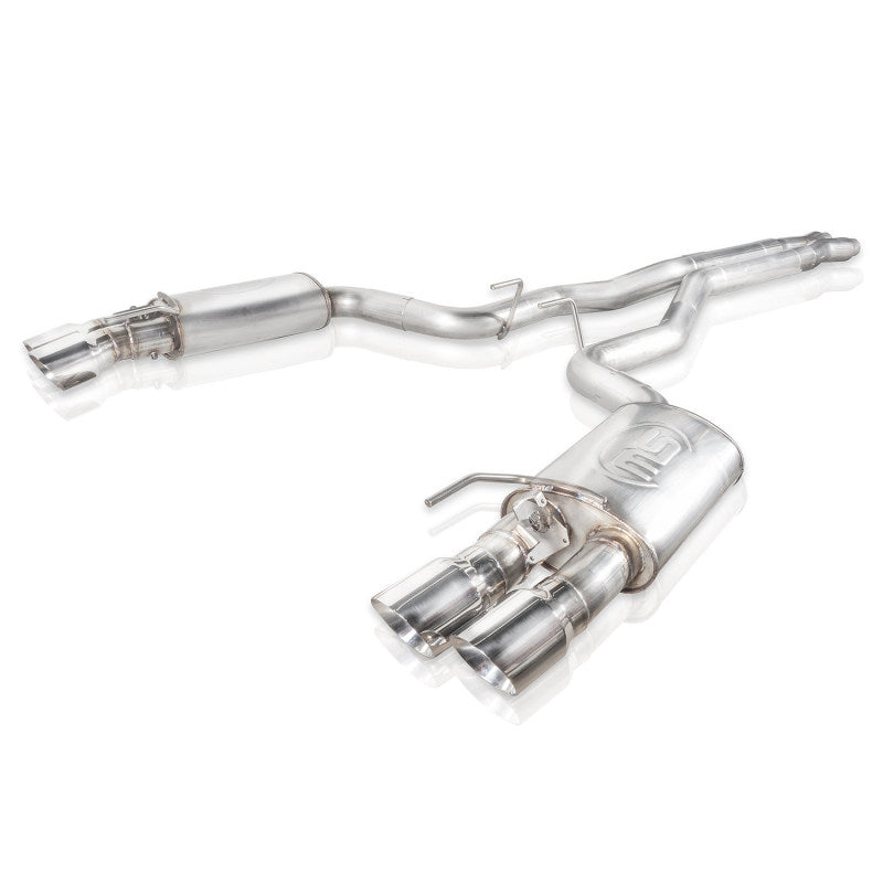 Stainless Works 18+ Ford Mustang GT Redline Cat-Back Performance Connect X-Pipe w/ Active Valves - DTX Performance