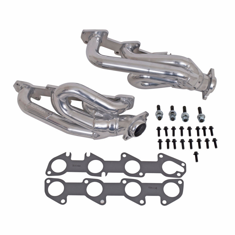 BBK 04-08 Dodge Ram 5.7 Hemi Shorty Tuned Length Exhaust Headers - 1-3/4 Silver Ceramic - DTX Performance