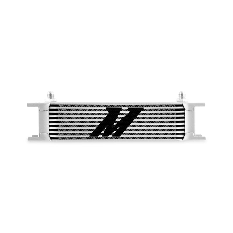 Mishimoto Universal -6AN 10 Row Oil Cooler - Silver - DTX Performance