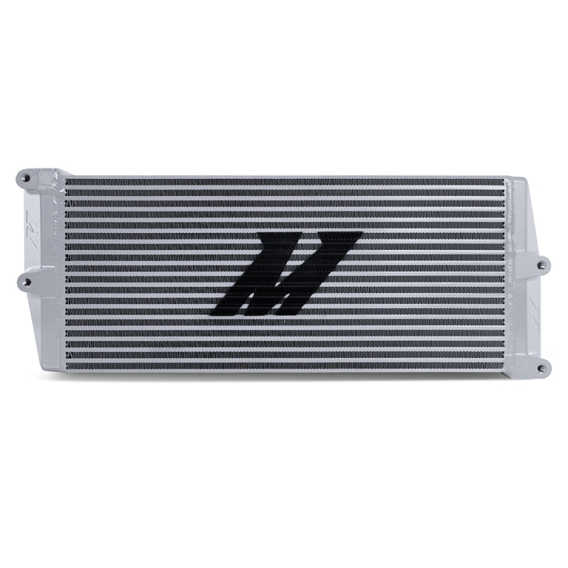 Mishimoto Heavy-Duty Oil Cooler - 17in. Opposite-Side Outlets - Silver - DTX Performance