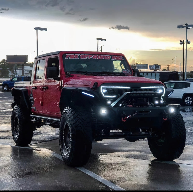 Oracle VECTOR Series Full LED Grille - Jeep Wrangler JL/JT - NA - DTX Performance