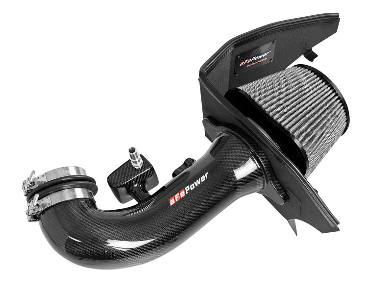 aFe Track Series Carbon Fiber Pro Dry S AIS - 16-19 Chevrolet Camaro SS V8-6.2L - DTX Performance