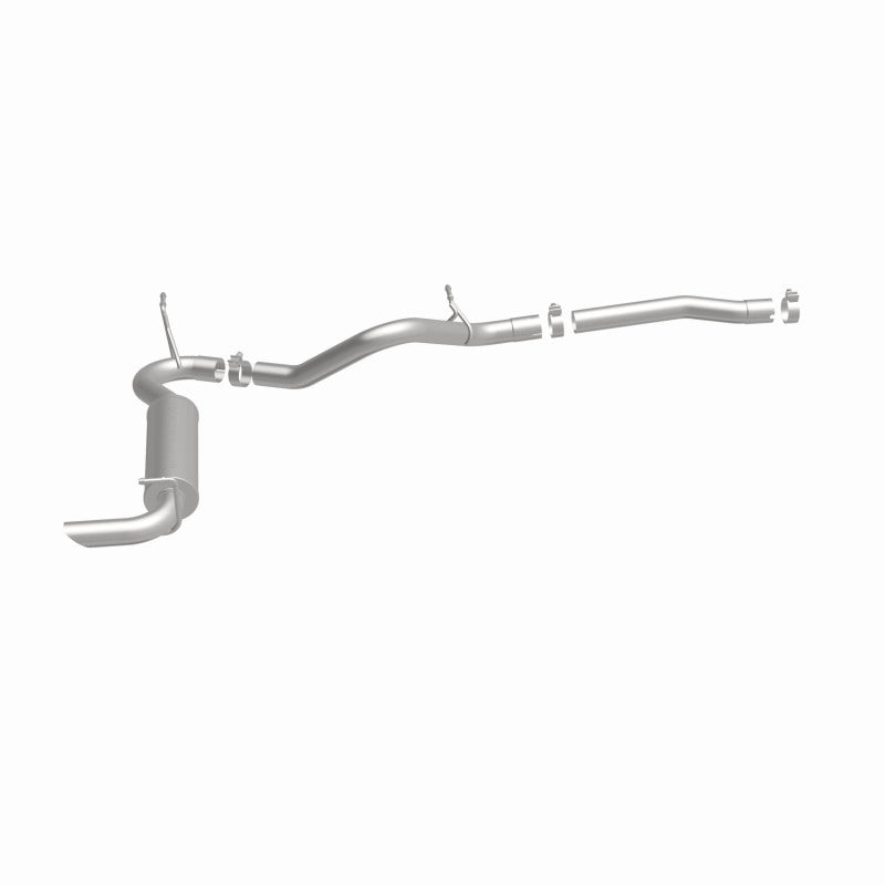 MagnaFlow 12-14 Jeep Wrangler 3.6L Single Straight Rear P/S Exit Stainless C/b Perf Exhaust-Comp - DTX Performance