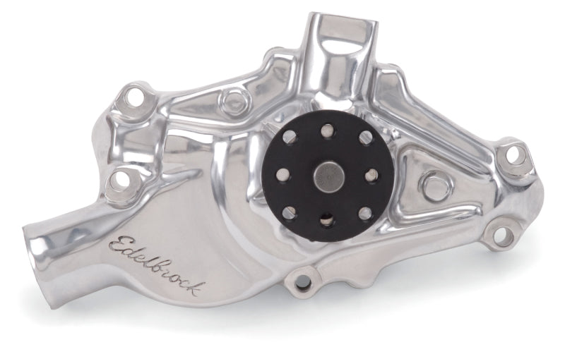 Edelbrock Water Pump High Performance Chevrolet 350 CI V8 Short Style Polished Finish - DTX Performance