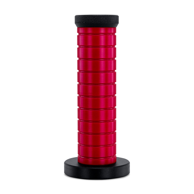 Mishimoto Weighted Grip Shift Knob - Black / Red - DTX Performance