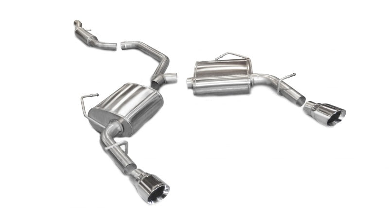 Corsa 11-13 Chrysler 200/Dodge Avenger V6 Polished Sport Cat-Back Exhaust - DTX Performance