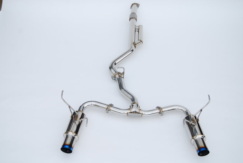 Invidia 2022+ Subaru WRX N1 Twin Outlet Single Layer Tip Cat-Back Exhaust - DTX Performance