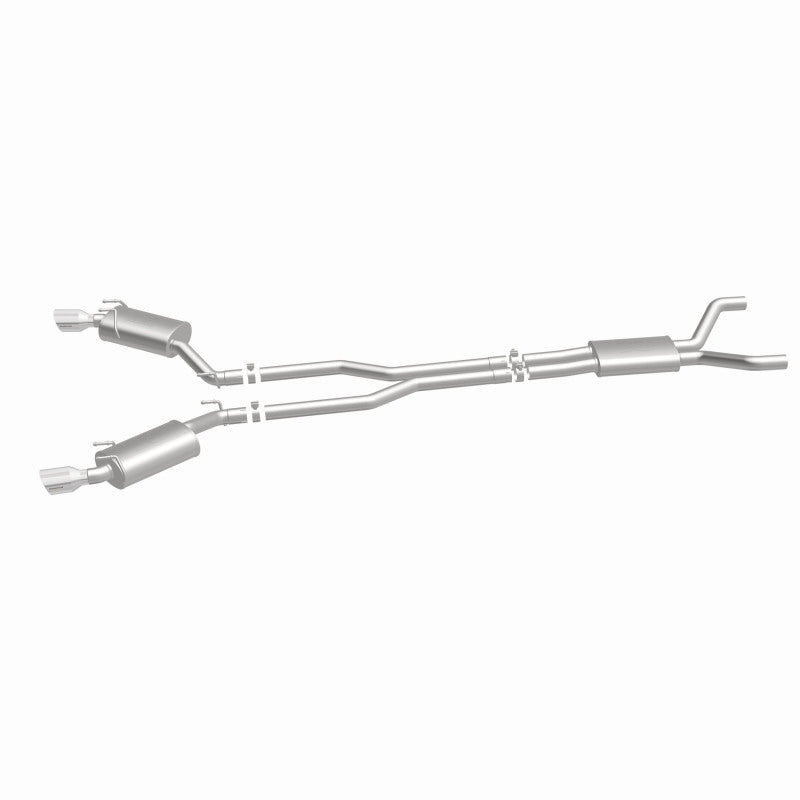 MagnaFlow Cat-Back Stainless Dual Split Rear Exit 4in Polished Tips 11-15 Chevy Camaro 3.6L V6 - DTX Performance