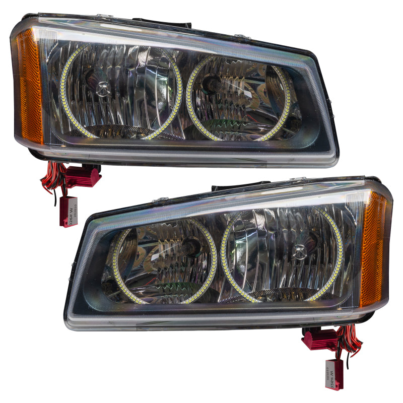 Oracle Lighting 03-06 Chevrolet Silverado Pre-Assembled LED Halo Headlights -UV/Purple - DTX Performance