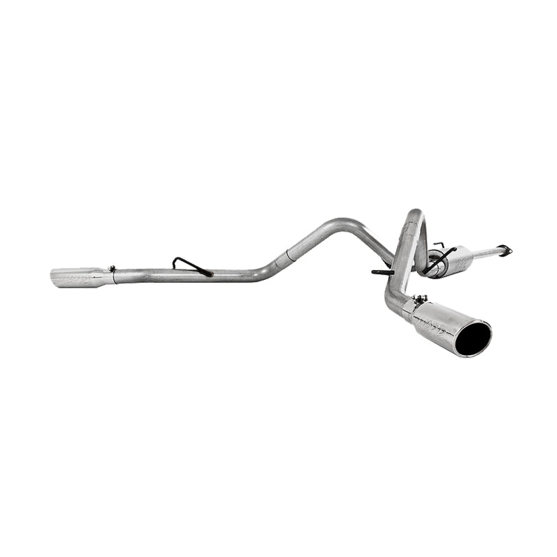 MBRP 05-13 Toyota Tacoma 4.0L EC/CC AL Dual Split Side Cat Back Exhaust - DTX Performance