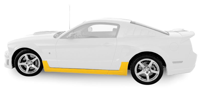 Roush 2005-2009 Ford Mustang 4.0L/4.6L Unpainted Side Skirt Kit - DTX Performance