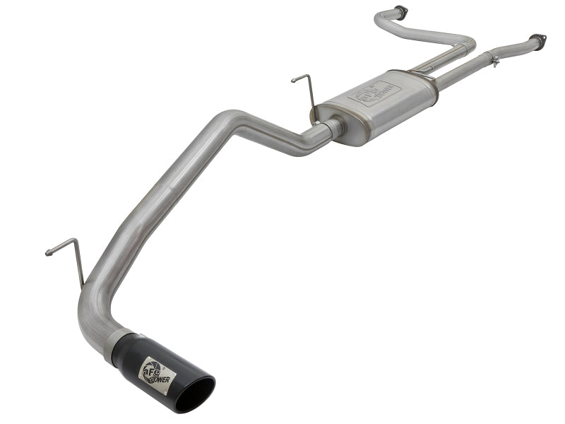 aFe MACHForce XP 2.5in Cat-Back Exhaust System w/ Black Tip Nissan Frontier 17-19 V8-5.6L - DTX Performance