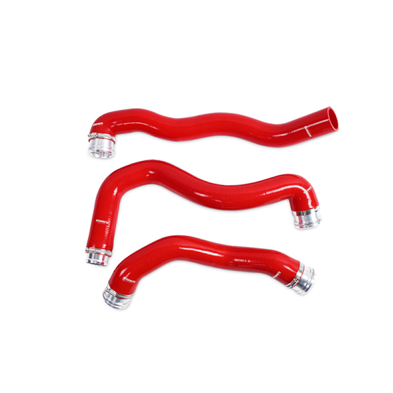 Mishimoto 08-10 Ford 6.4L Powerstroke Coolant Hose Kit (Red) - DTX Performance