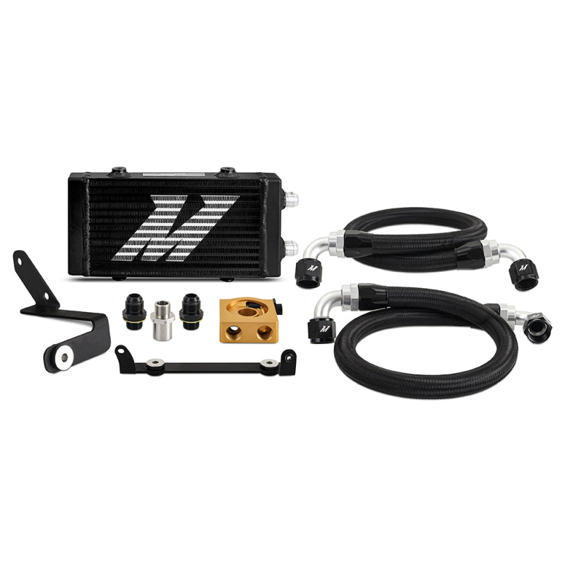 Mishimoto 2023+ Toyota GR Corolla Oil Cooler Kit - Thermostatic - Black - DTX Performance