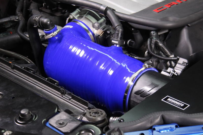 Mishimoto 2016 Chevy Camaro SS 6.2L Performance Air Intake - Blue - DTX Performance