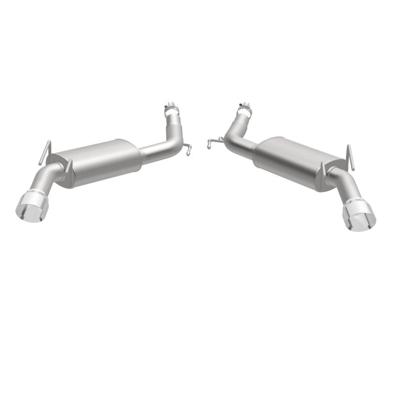 MagnaFlow Street Series Axle Back 14-15 Chevy Camaro 6.2L V8 SS Polished Dual Split Rear Exit - DTX Performance