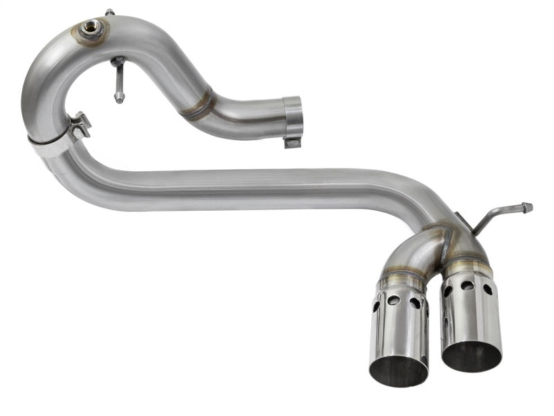 aFe Rebel Series DPF-Back 3in Side Exit SS Exhaust w/ IC Polished Tips 2016 GM Colorado/Canyon 2.8L - DTX Performance