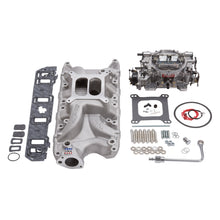 Load image into Gallery viewer, Edelbrock Manifold And Carb Kit Performer RPM Small Block Ford 289-302 Natural Finish - DTX Performance