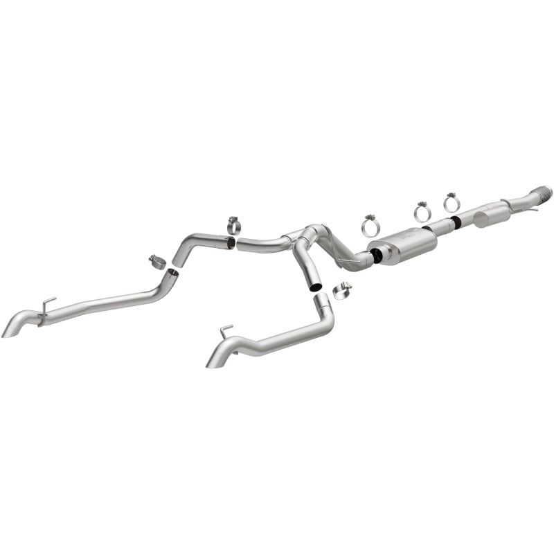 MagnaFlow 19-23 Chevy Silverado 1500 19-23 GMC Sierra 1500 Overland Cat-Back Exhaust - DTX Performance