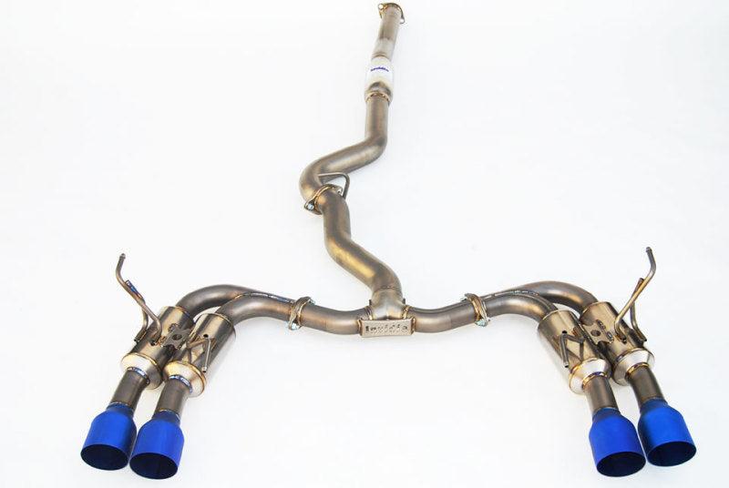 Invidia 2015+ WRX/STi Gemini 80mm Full Titanium Quad 101mm Tip Cat-Back Exhaust - DTX Performance