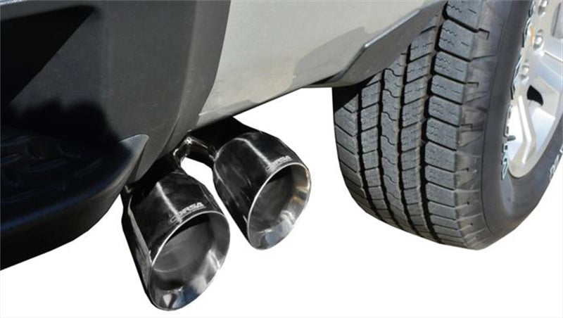 Corsa 14-17 Chevy Silverado 1500 5.3L V8 CC / SB 3in Single Side Exit Touring Cat-Back Exhaust - DTX Performance