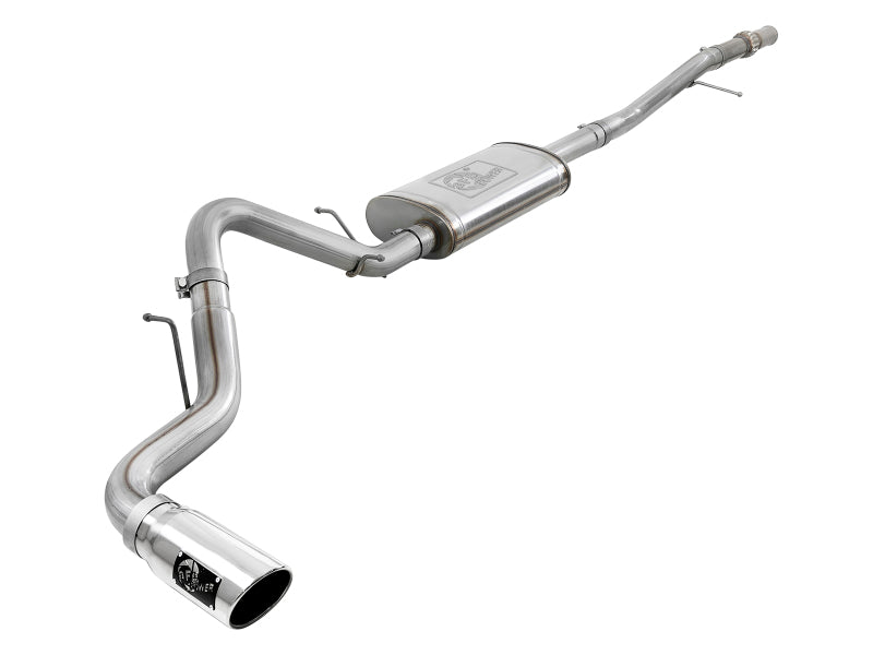 afe Apollo GT Series 2019 GM Silverado/Sierra 1500 4.3L/5.3L 409 SS CB Exhaust System w/Polished Tip - DTX Performance