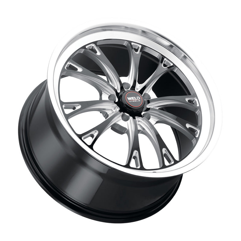 Weld S157 20X10.5 Belmont Drag 5X127 ET38 BS7.25 Gloss Black MIL Dia 71.5 - DTX Performance