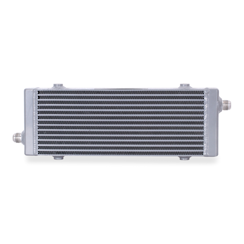 Mishimoto Universal Medium Bar and Plate Cross Flow Silver Oil Cooler - DTX Performance