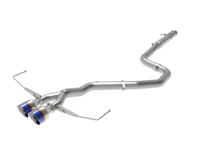 aFe Takeda Exhaust Cat-Back 19-20 Hyundai Veloster 304SS Blue Flame Dual Tips Exhaust - DTX Performance