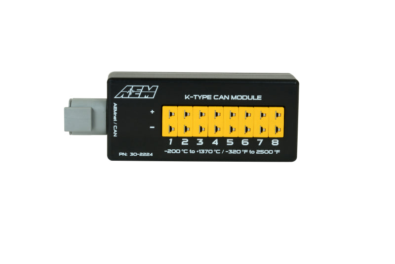 AEM 8 Channel K-Type Thermocouple EGT CAN Module - DTX Performance