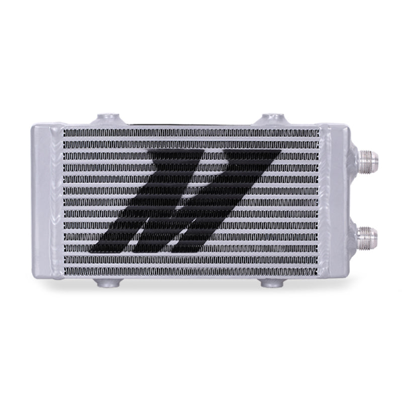 Mishimoto Universal Small Bar and Plate Dual Pass Silver Oil Cooler - DTX Performance