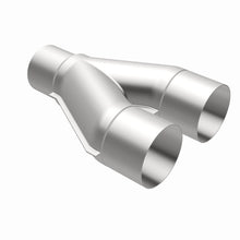 Load image into Gallery viewer, MagnaFlow Universal Trans Y-Pipe All SS 4inch (Dual) 3.5inch (Single) x 13inch (Overall) - DTX Performance